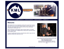 Tablet Screenshot of kml.com.au